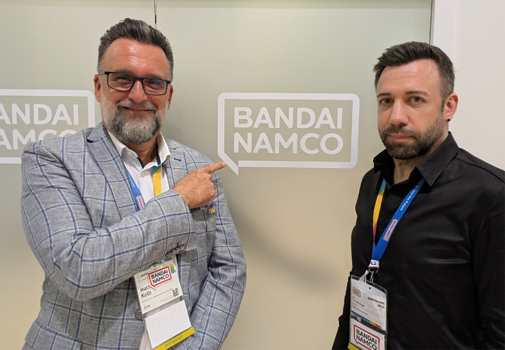 Matthias Kolb und Christian Vogel von Bandai Namco